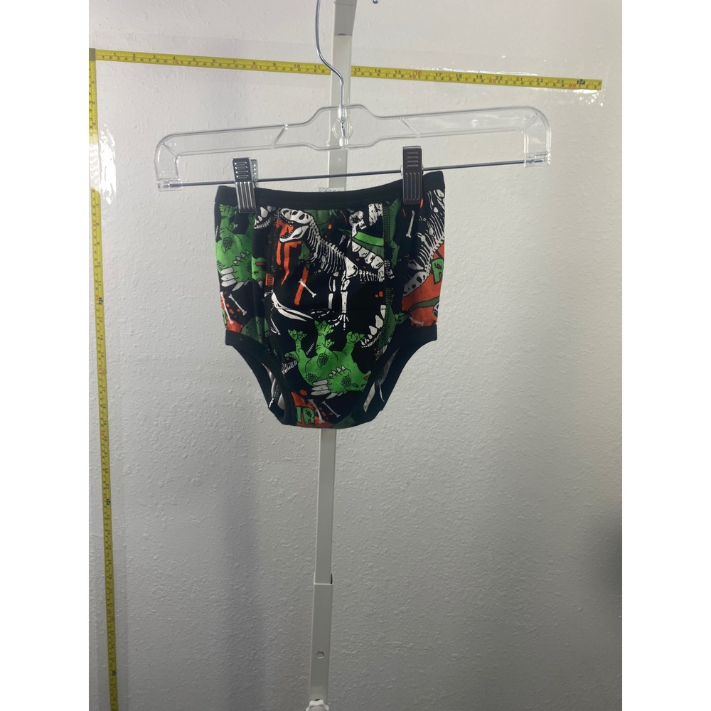 MooMoo Baby Dinosaur Skeleton Potty Training Underwear Boys 6T Black Green